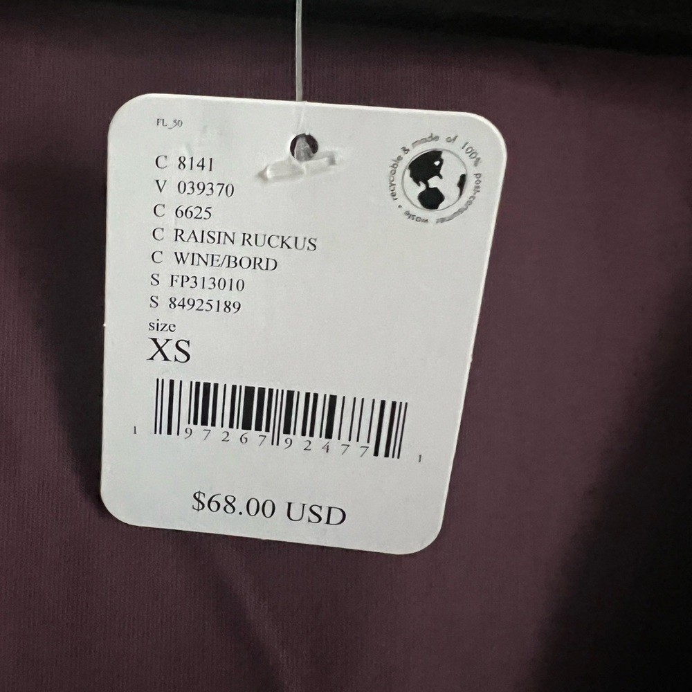 FREE PEOPLE Va Va Voop Duo Bodysuit - Size XS - Raisin Ruckus Stretch Top - NWT - Picture 6 of 12